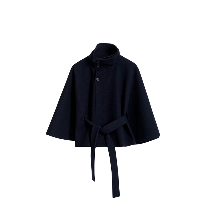 Zenvora Belt Cape Jacket - Zenvora