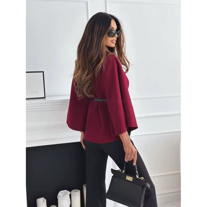 Zenvora Luxe Cape Coat - Zenvora