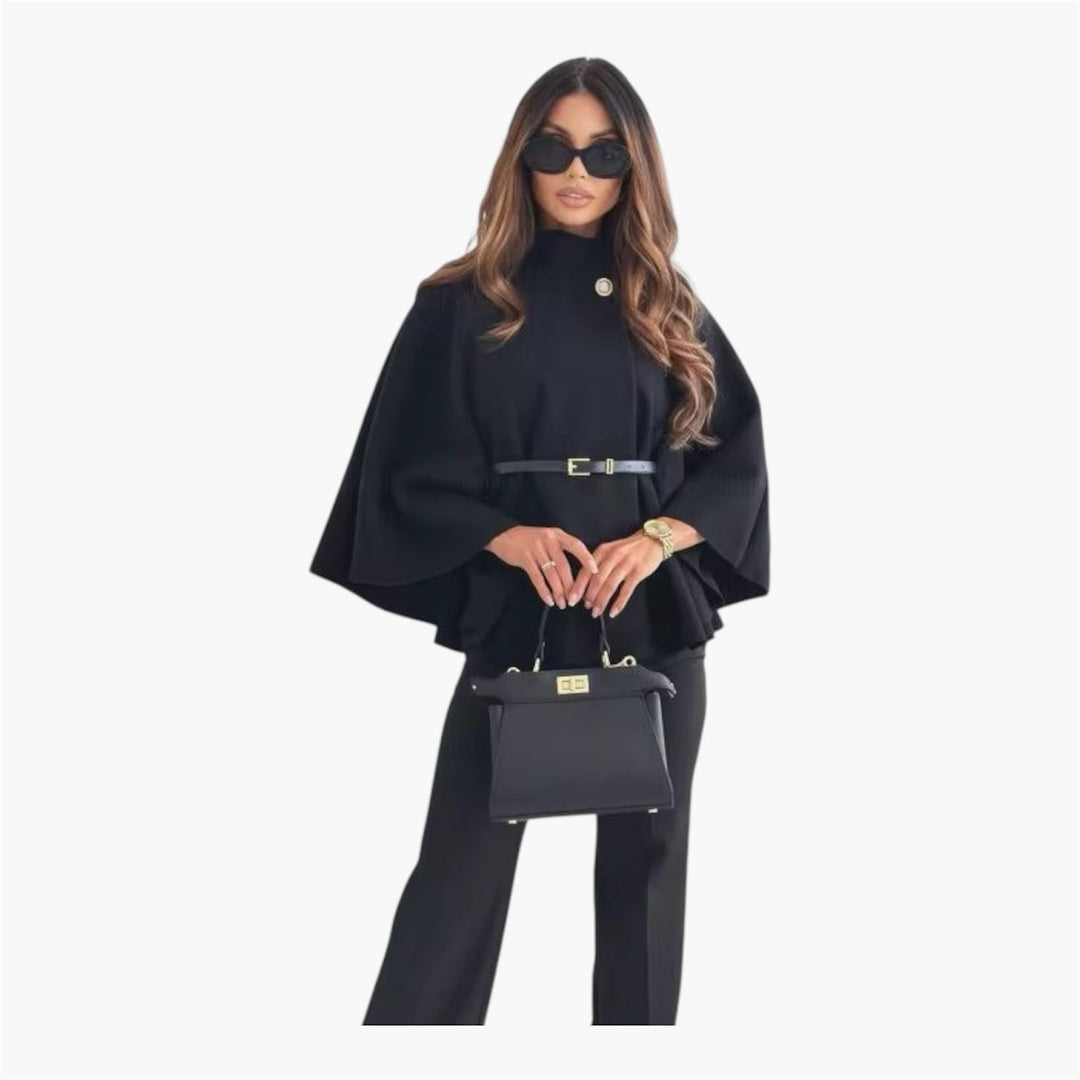 Zenvora Luxe Cape Coat - Zenvora